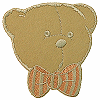 Bear Head Appliqué