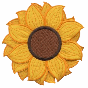 Sunflower Loose Petals Appliqué