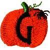 Pumpkin Uppercase Letter G