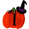Pumpkin Uppercase Letter I