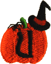 Pumpkin Uppercase Letter U