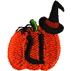 Pumpkin Uppercase Letter U