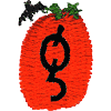Pumpkin Lowercase Letter g