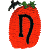 Pumpkin Lowercase Letter n