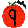 Pumpkin Lowercase Letter q