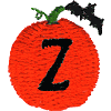 Pumpkin Lowercase Letter z