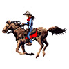 Horseback Cowgirl