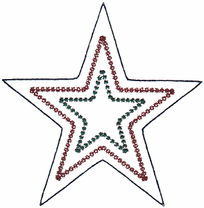 Simple Stitch Star Element