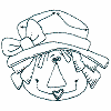 Crafty Annie w/Hat (Outline)