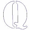 Reverse Letter Q