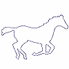 Horse Reverse Applique