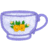 Teacup with Yellow Flowers