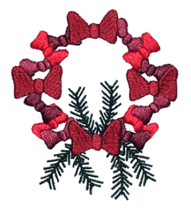 Backward Xmas Wreath