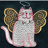 Cartoon Angel Cat
