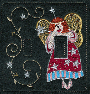 Fairy Angel Switchplate (Double)