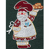 Cartoon Chef Santa (Larger)