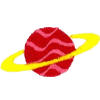 Red Ring Planet