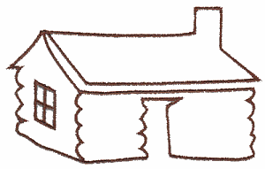 Log House Outline