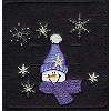 Stocking Cap Snowman Switchplate (Double)