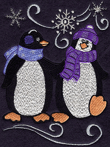Large Snowflake Penguins / Smaller