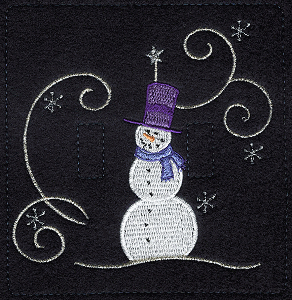 Snowman Switchplate (Double)