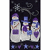 Large Country Snowman Trio (Larger)