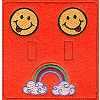 Be Happy Switchplate (Double)