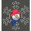 Snowman Inside Snowflake