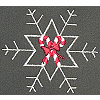 Candy Canes Inside Snowflake