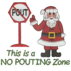 No Pout Santa w/Type
