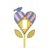 Flower Heart Switchplate (Single)