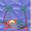 Island Sunset Switchplate (Double)