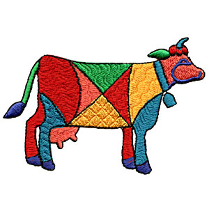 Patterned Cow