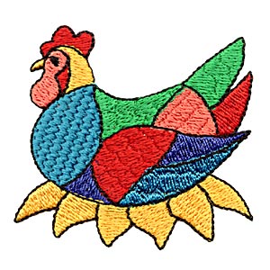 Patterned Hen