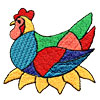 Patterned Hen