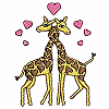 Giraffes in Love