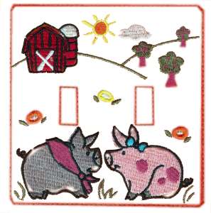 Pig Switchplate (Double)