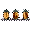 Repeat Pineapple Border (Smaller)