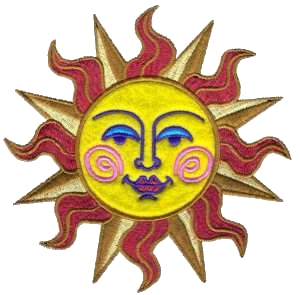 Sun 2 Appliqué (Smaller)