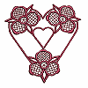 Lace Valentine Hearts #6