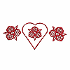 Lace Valentine Hearts #2