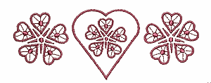 Lace Valentine Hearts #5