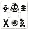 Southwestern Symbols Switchplate (Double)