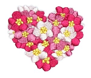Valentine Flower Heart