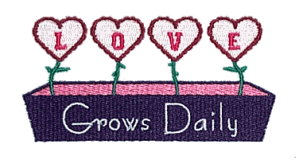 Love Grows Daily Pocket Topper
