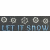 Let It Snow Pocket Topper