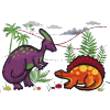 Dinosaur Scene 2 (Extra Large)