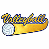 Volleyball 2 Color Appliqué