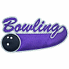 Bowling 2 Color Appliqué