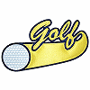 Golf 2 Color Appliqué